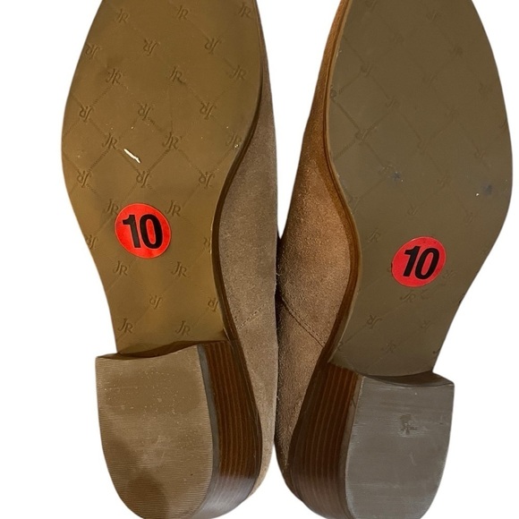 Jack Rogers Sadie Ankle Boots Cognac Suede Leather Sz 10 - Picture 6 of 11